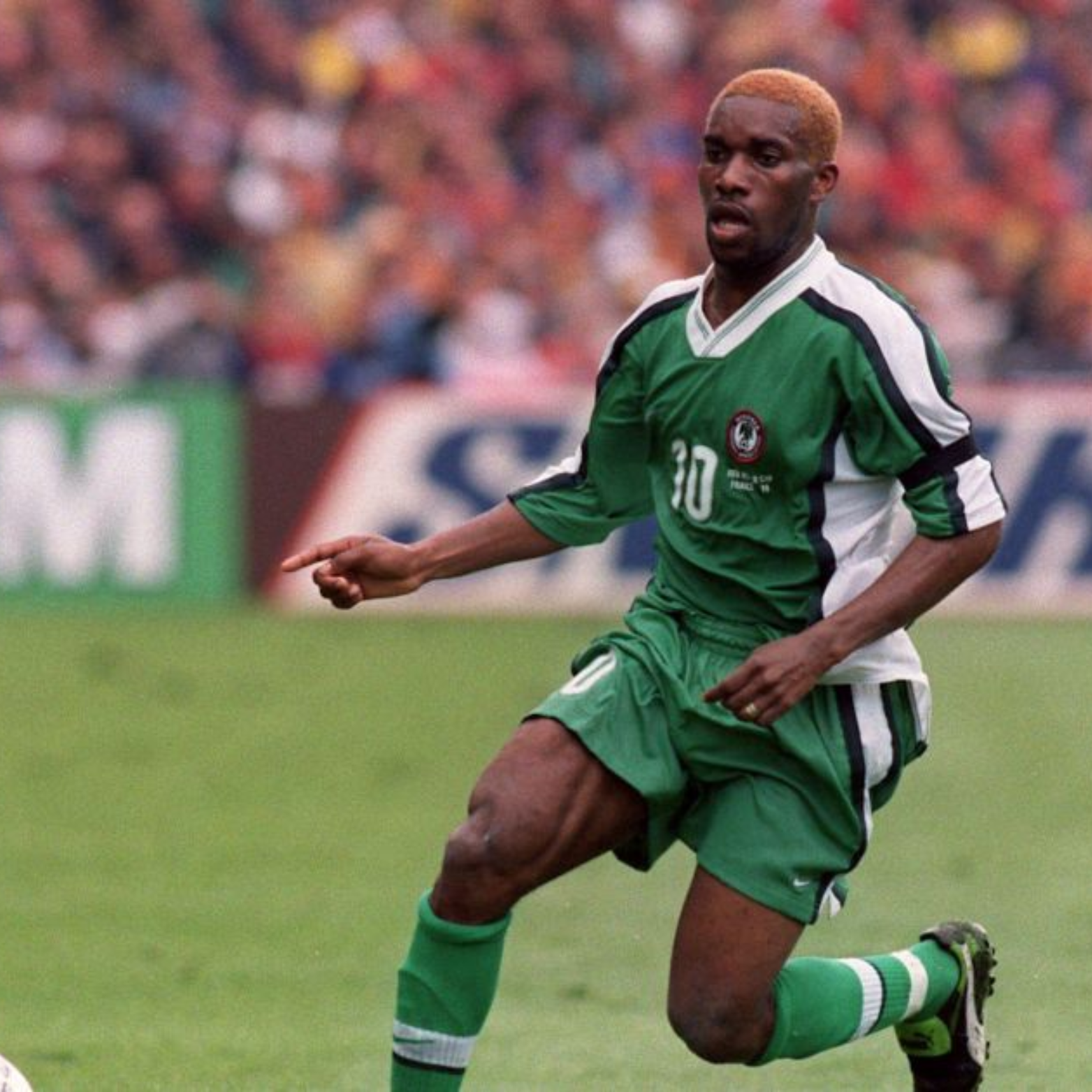 Camiseta local de Nigeria 1998