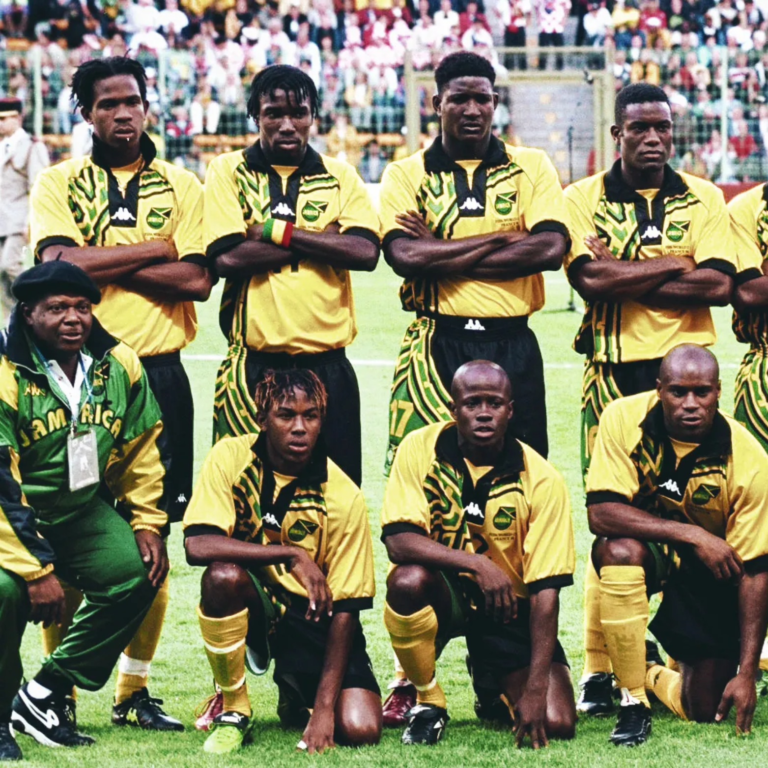 Camiseta local de Jamaica 1998