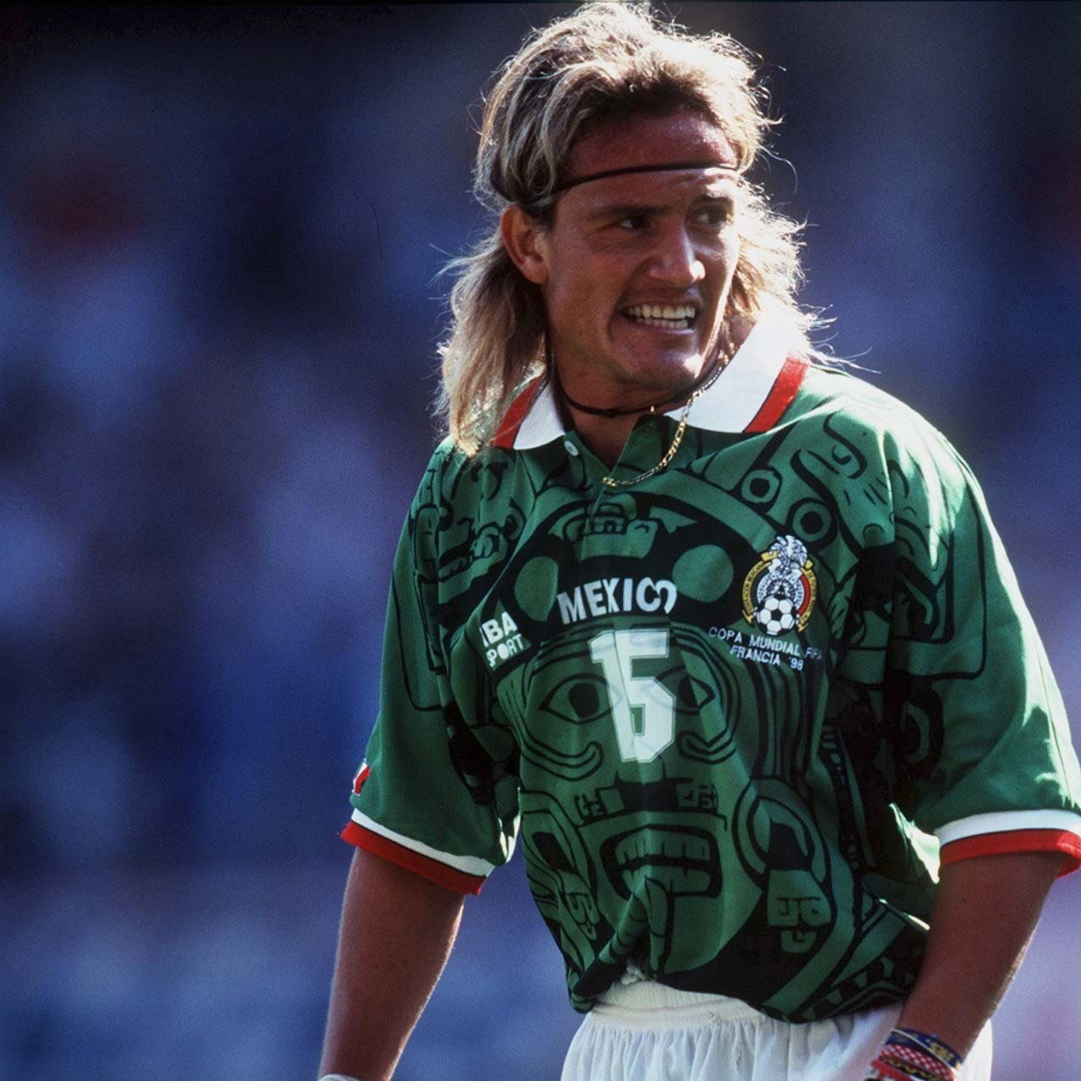Camiseta local de México 1998