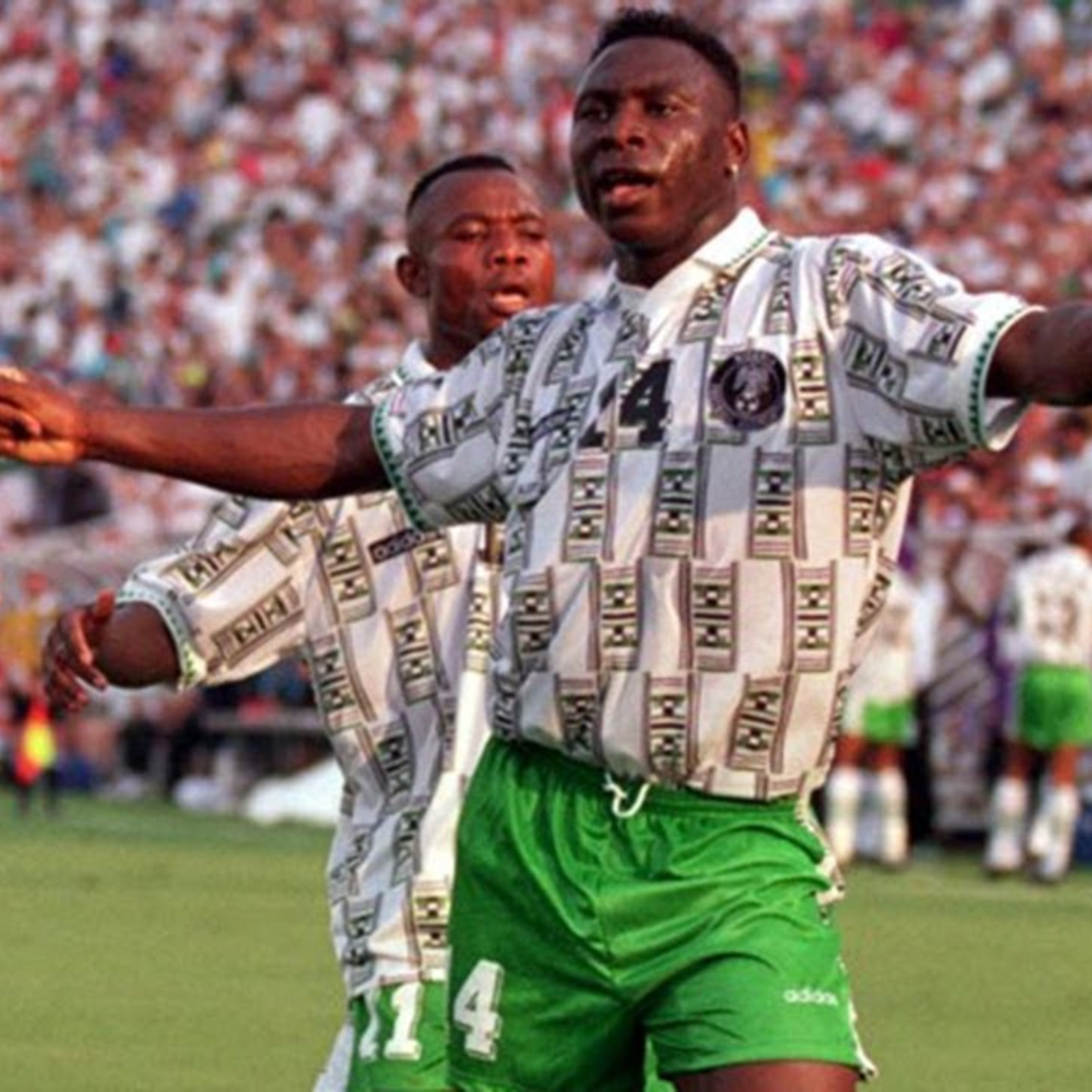 Camiseta de visitante de Nigeria 1994