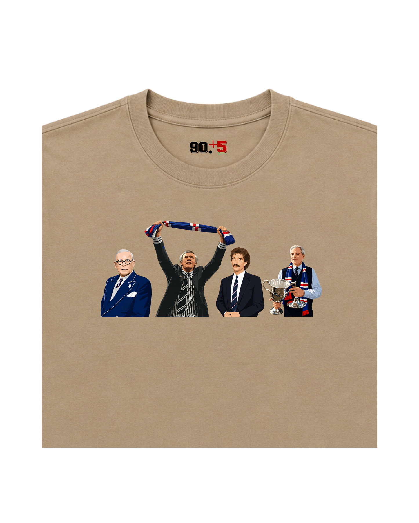 Rangers FC - Managers | Printed Club Classic T-Shirt
