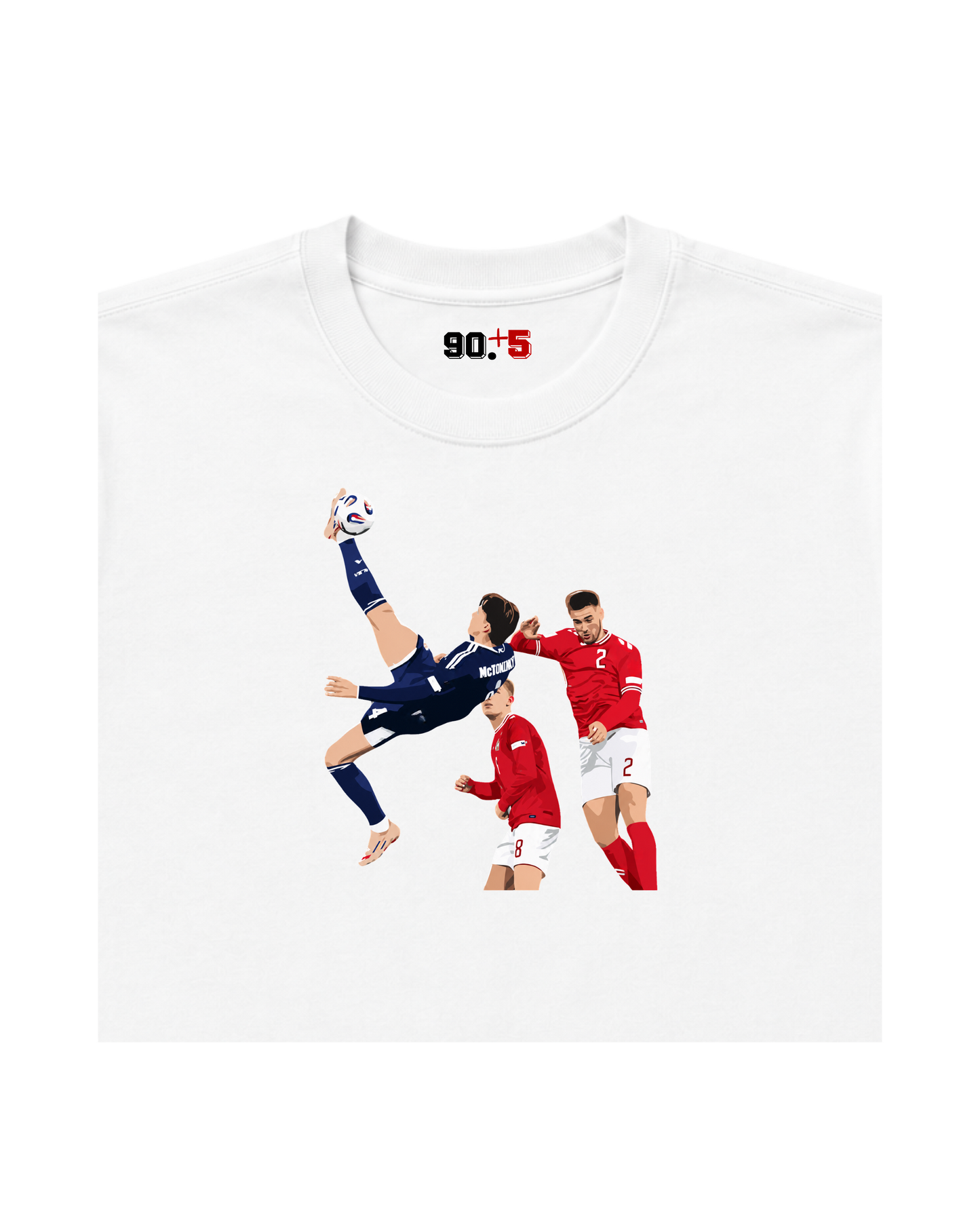 Scotland - McTominay vs Denmark | Printed Club Classic T-Shirt
