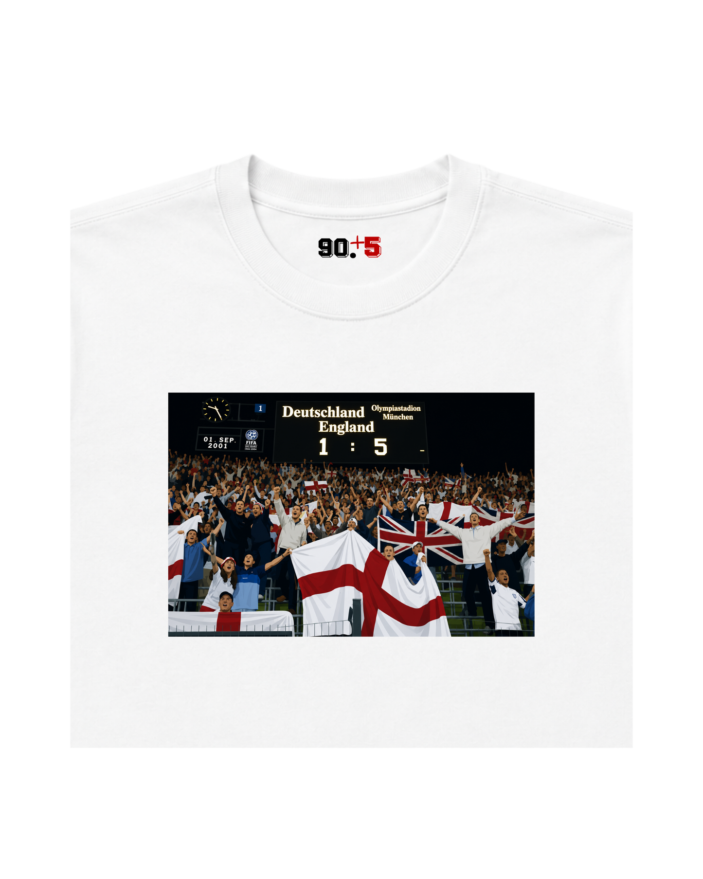 England - 5-1 vs Germany | Printed Club Classic T-Shirt