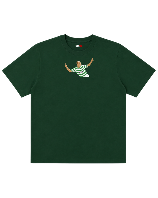 Celtic FC - Larsson | Printed Club Classic T-Shirt