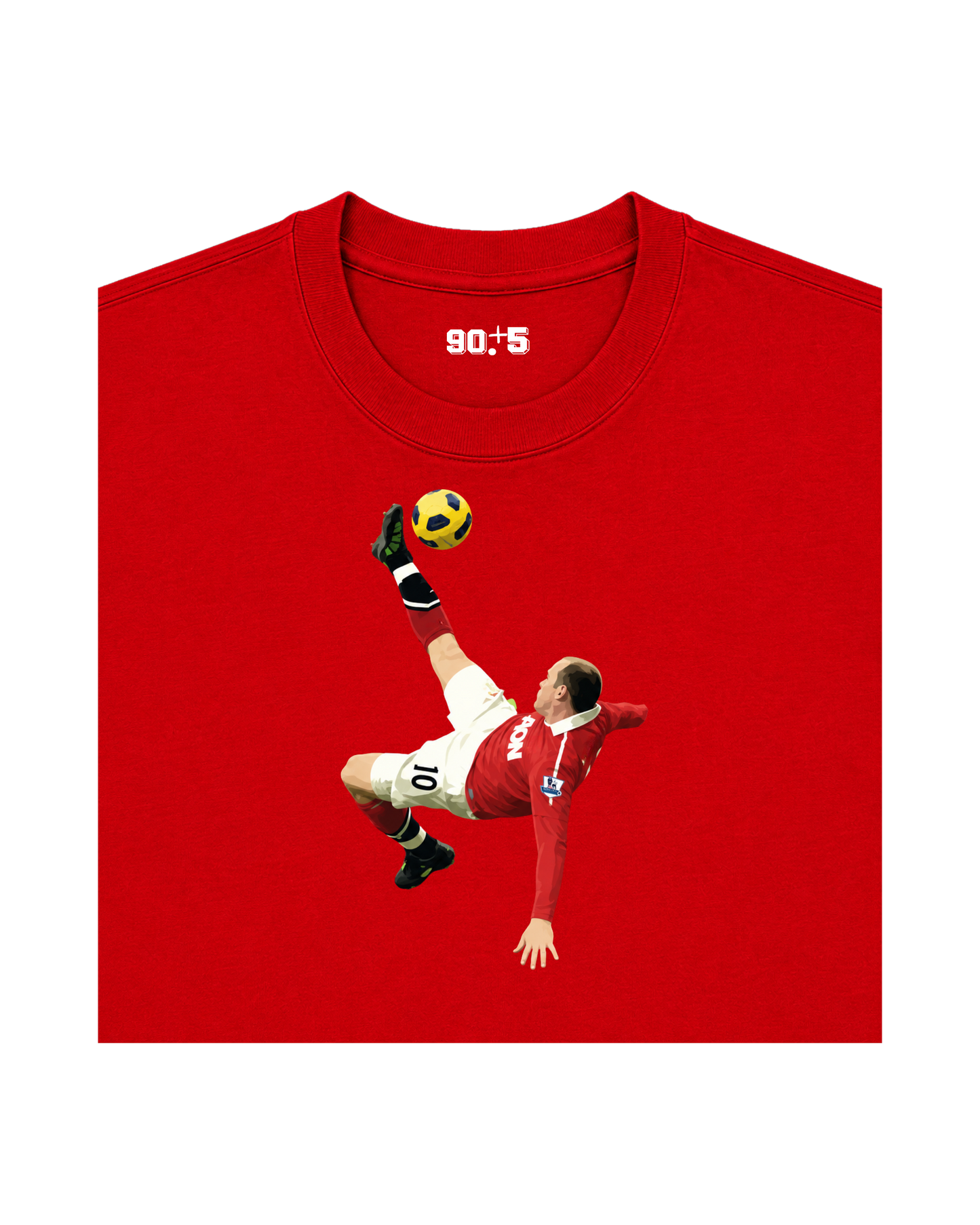 Manchester United - Rooney Overhead vs City | Printed Club Classic T-Shirt