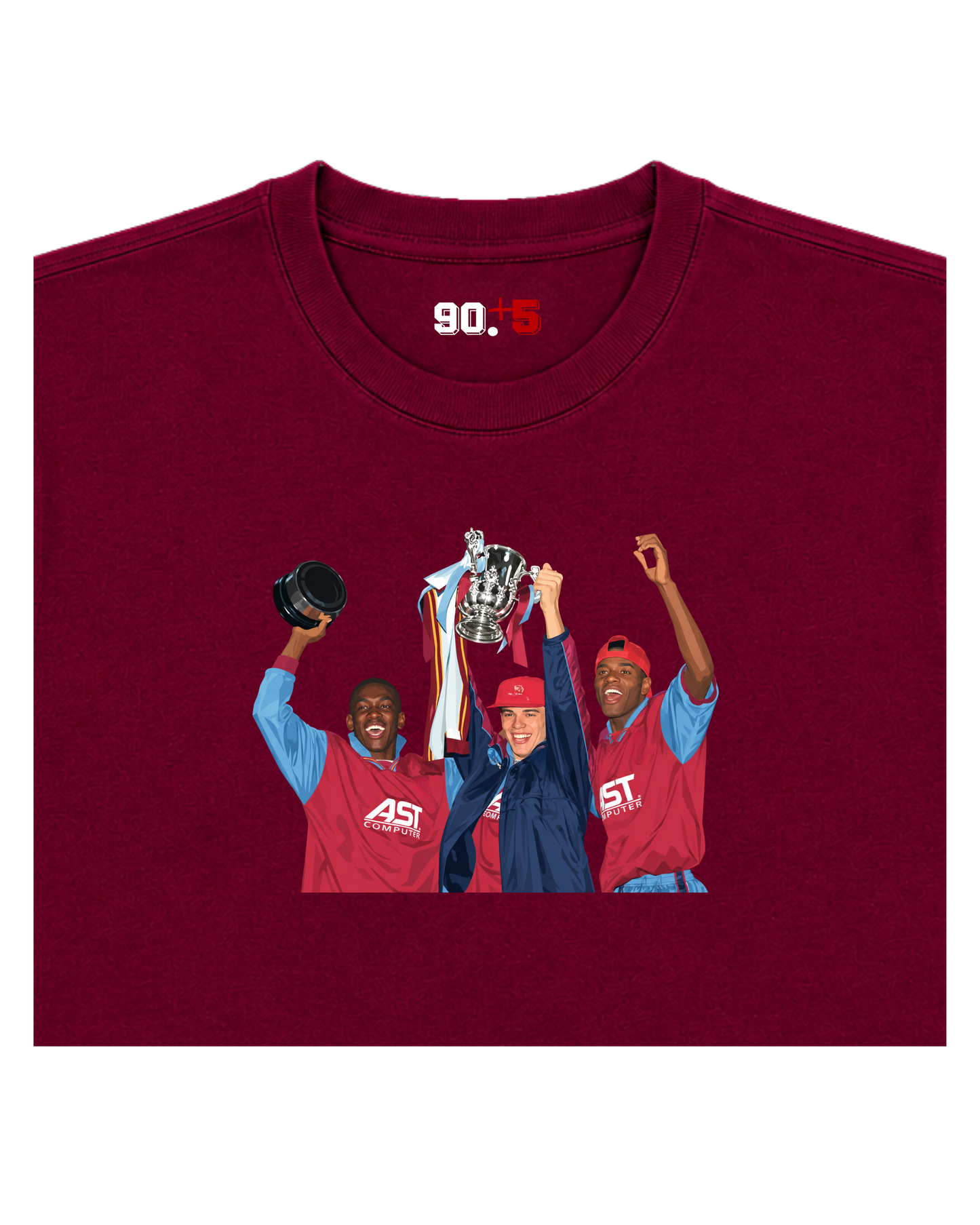 Aston Villa - 1995–96 League Cup | Printed Club Classic T-Shirt