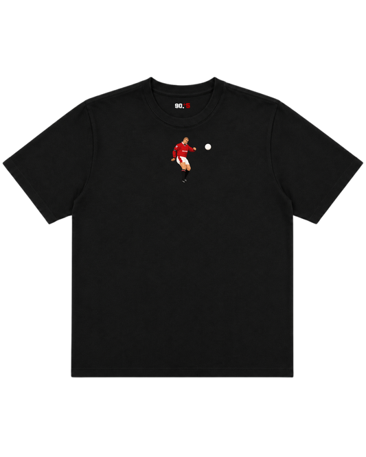Manchester United - Cantona Chip vs Sunderland | Printed Club Classic T-Shirt