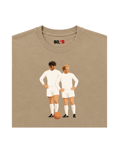 Leeds United - Bremner & Lorimer | Printed Club Classic T-Shirt
