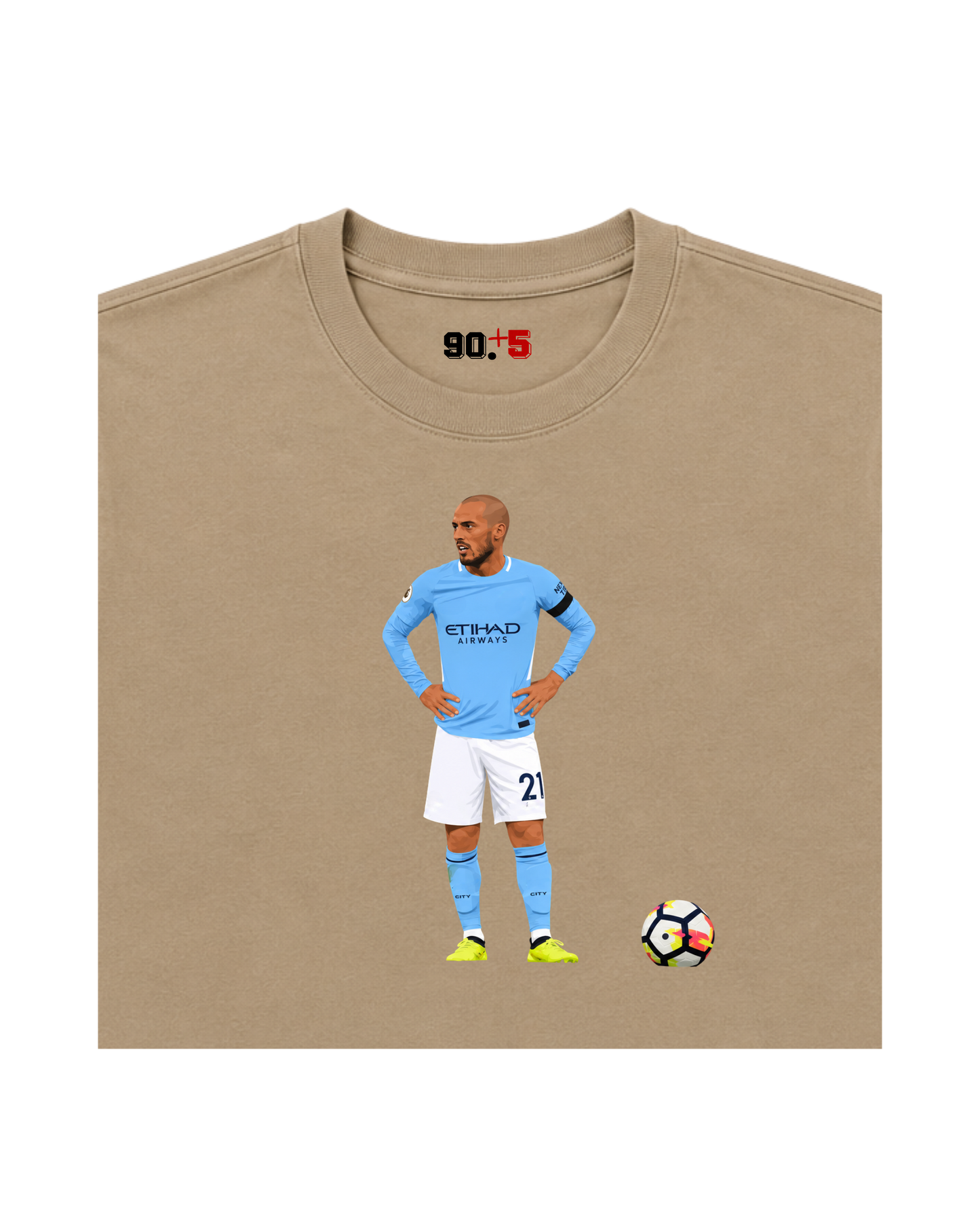 Manchester City - Silva | Printed Club Classic T-Shirt