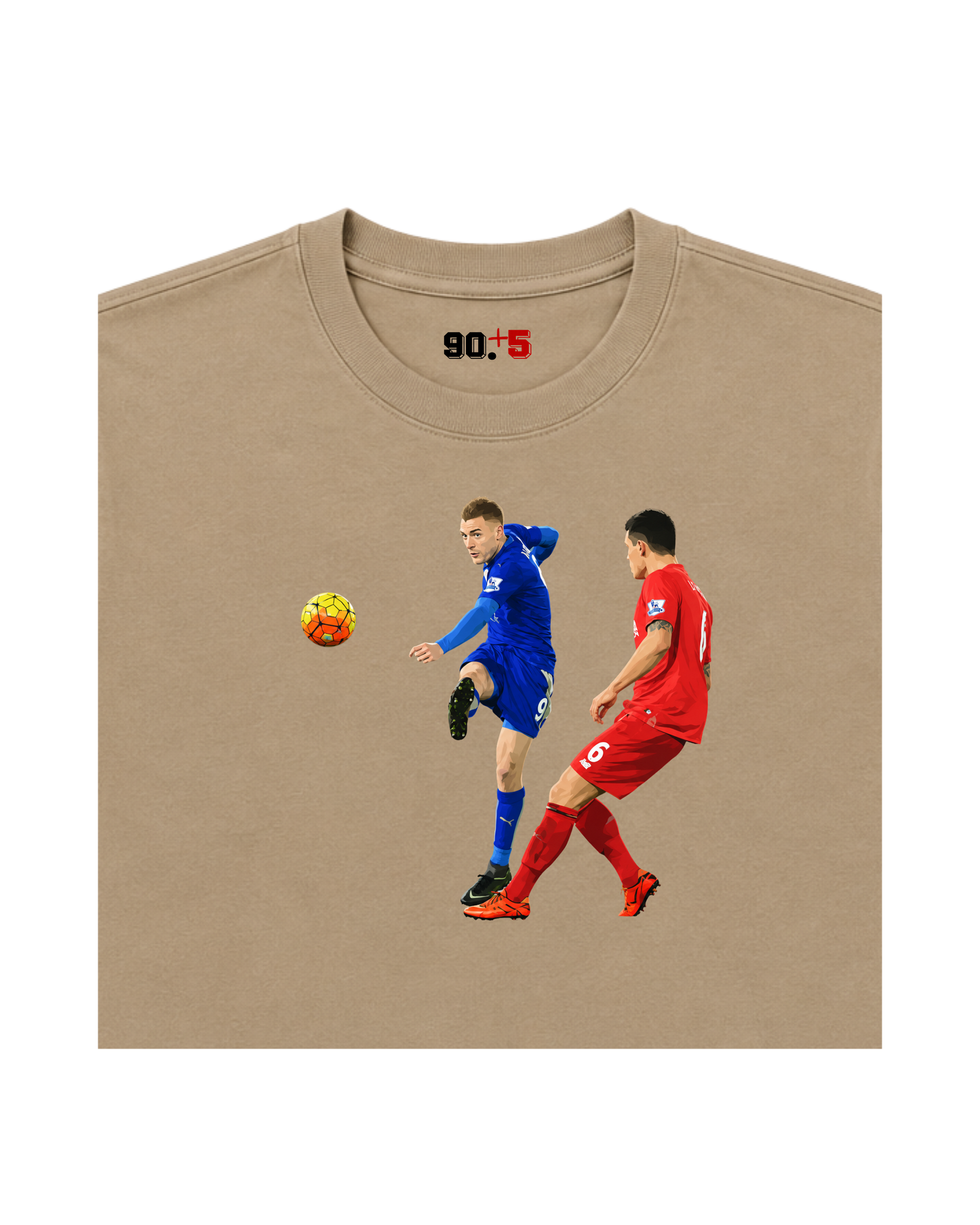 Leicester City - Vardy vs Liverpool | Printed Club Classic T-Shirt