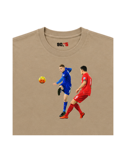 Leicester City - Vardy vs Liverpool | Printed Club Classic T-Shirt