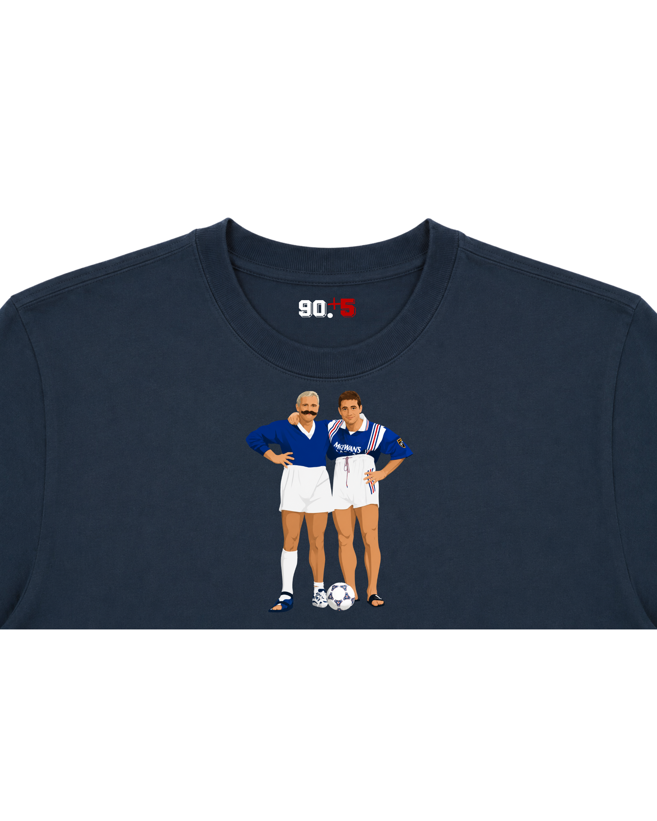 Rangers FC - McCoist & Gazza | Printed Club Classic T-Shirt
