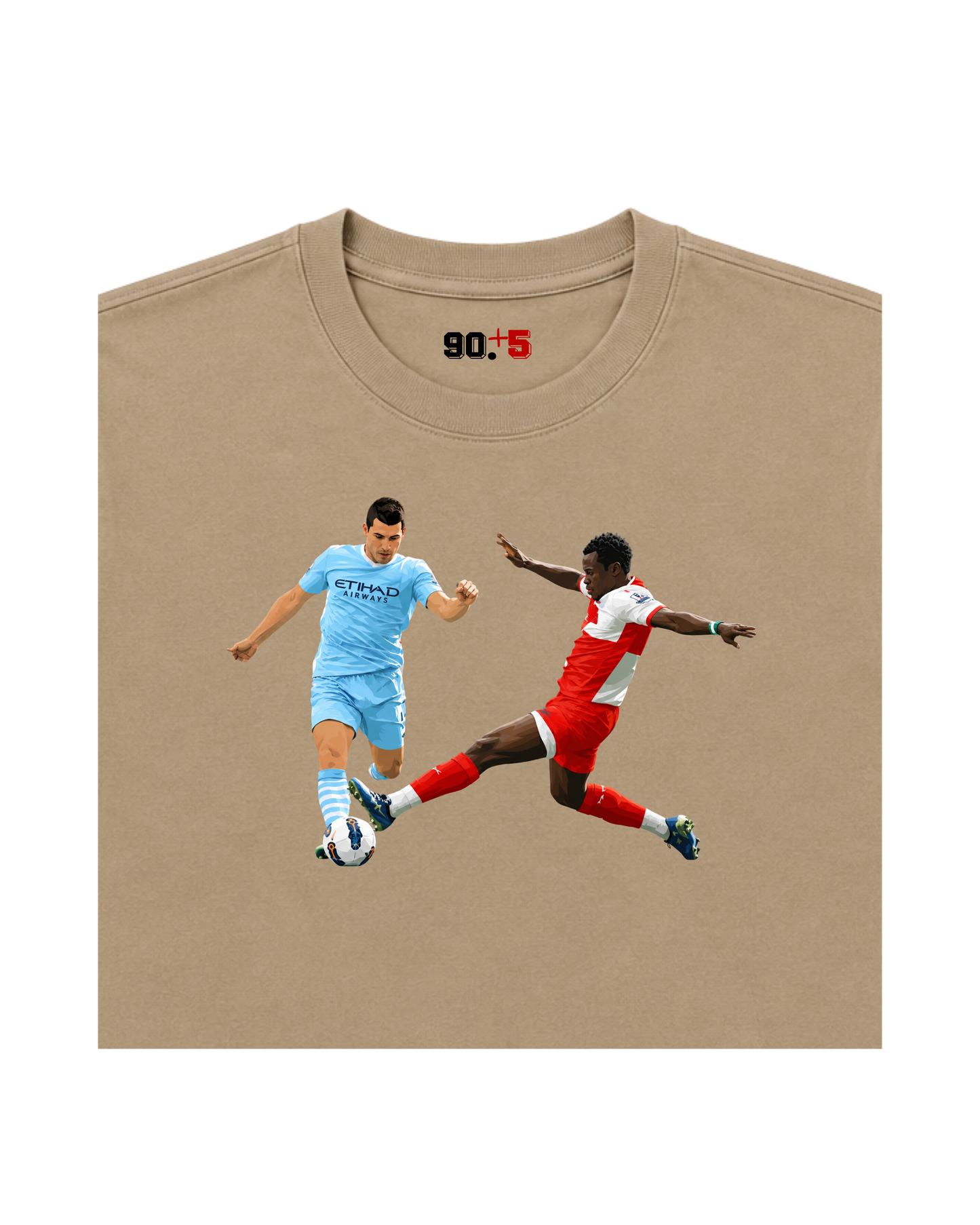Manchester City - Agüerooooooooooooooooo | Printed Club Classic T-Shirt