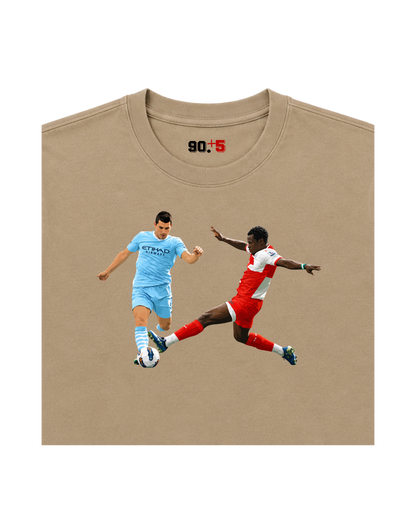 Manchester City - Agüerooooooooooooooooo | Printed Club Classic T-Shirt