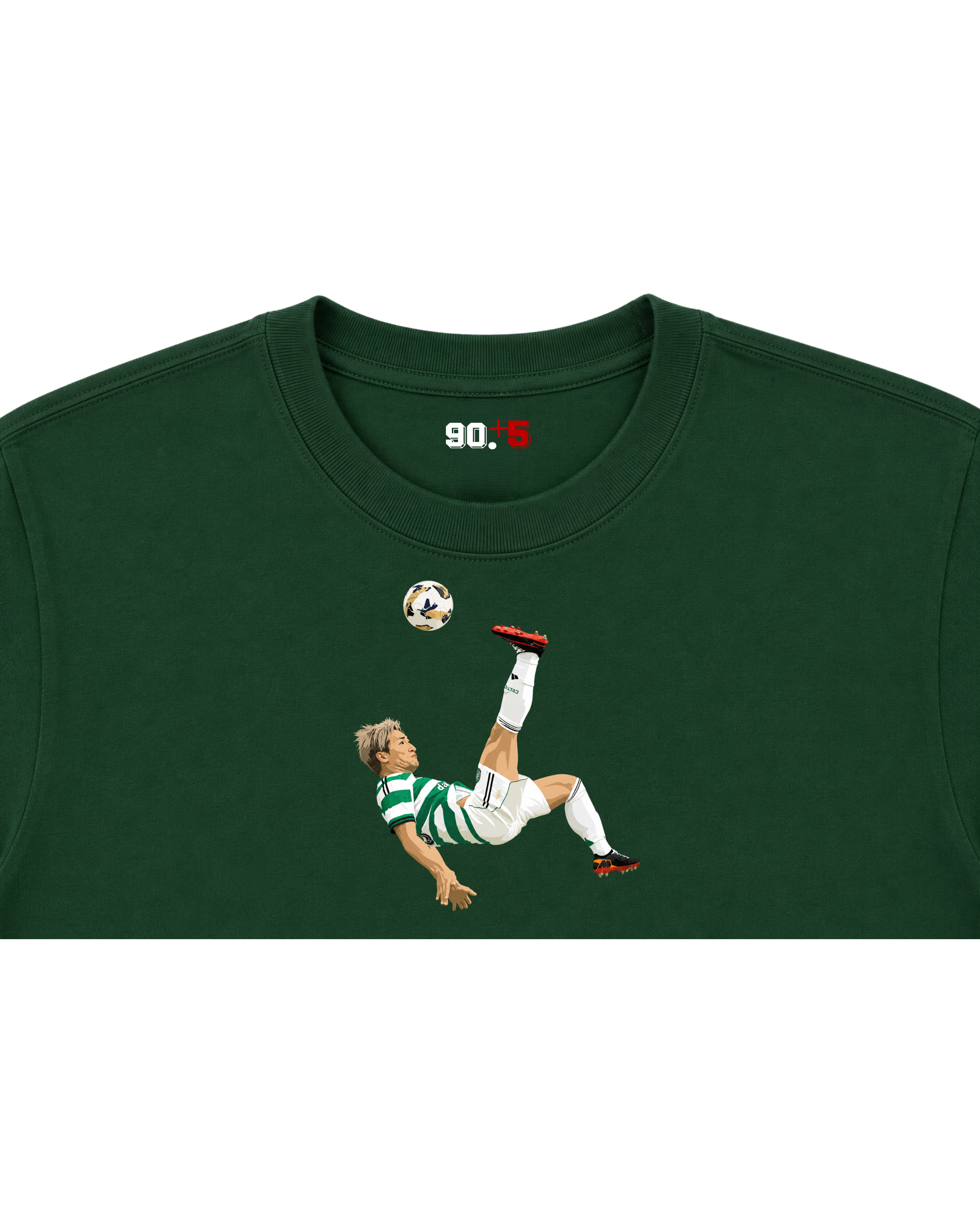 Celtic FC - Maeda Overhead Kick vs Rangers | Printed Club Classic T-Shirt