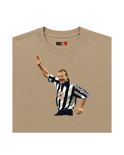 Newcastle United - Shearer | Printed Club Classic T-Shirt
