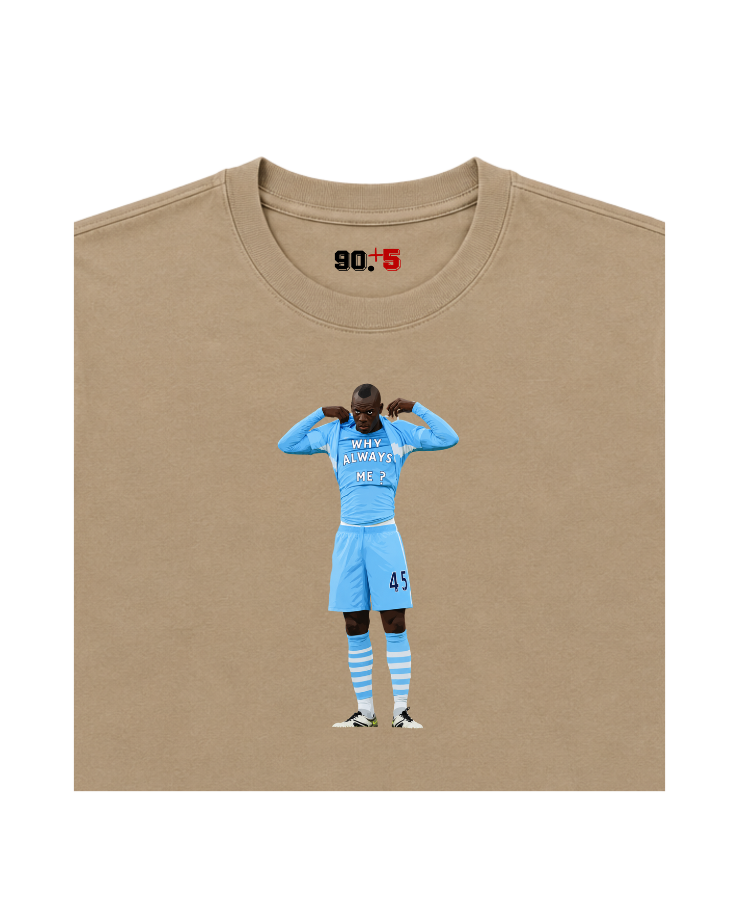 Manchester City - Why Always Balotelli? | Printed Club Classic T-Shirt