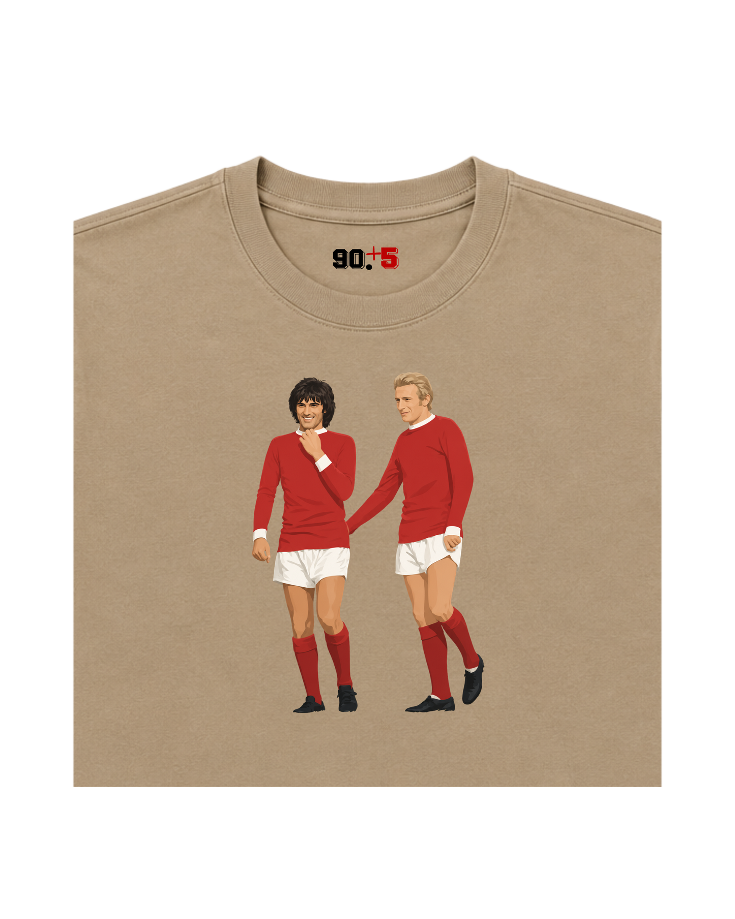Manchester United - Law & Best | Printed Club Classic T-Shirt