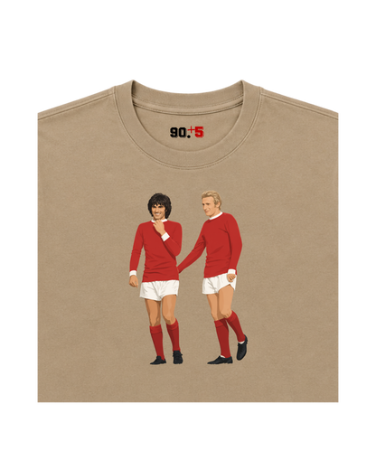 Manchester United - Law & Best | Printed Club Classic T-Shirt