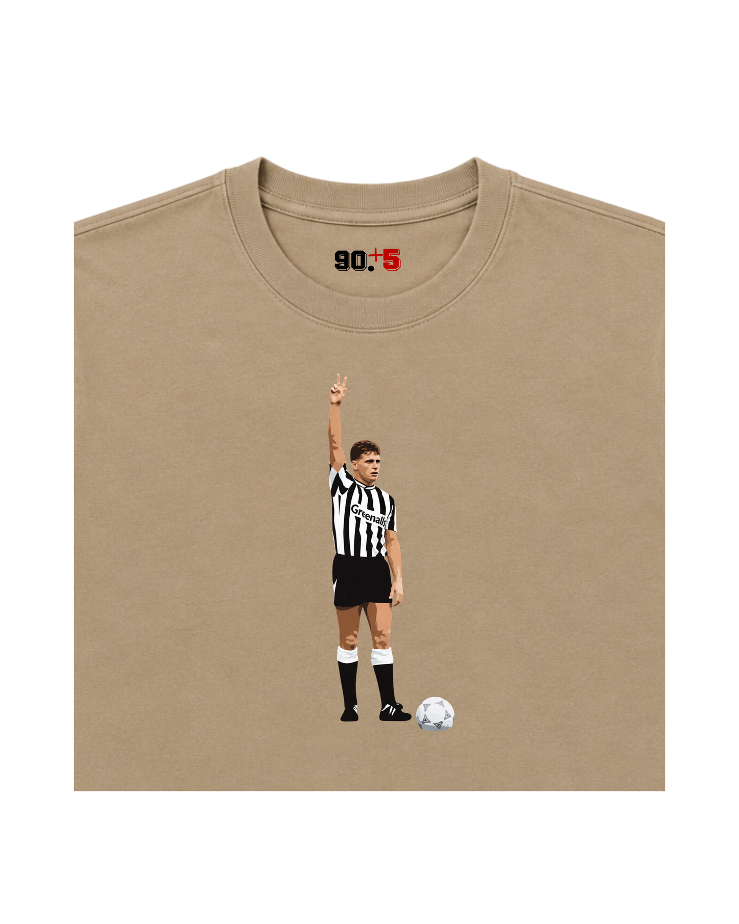 Newcastle United - Gazza | Printed Club Classic T-Shirt