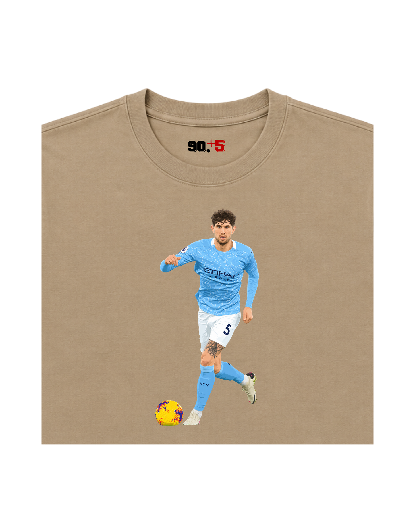 Manchester City - Stones | Printed Club Classic T-Shirt