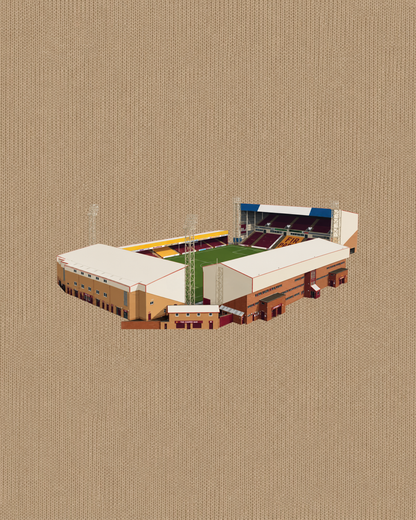 Motherwell - Fir Park | Printed Club Classic T-Shirt