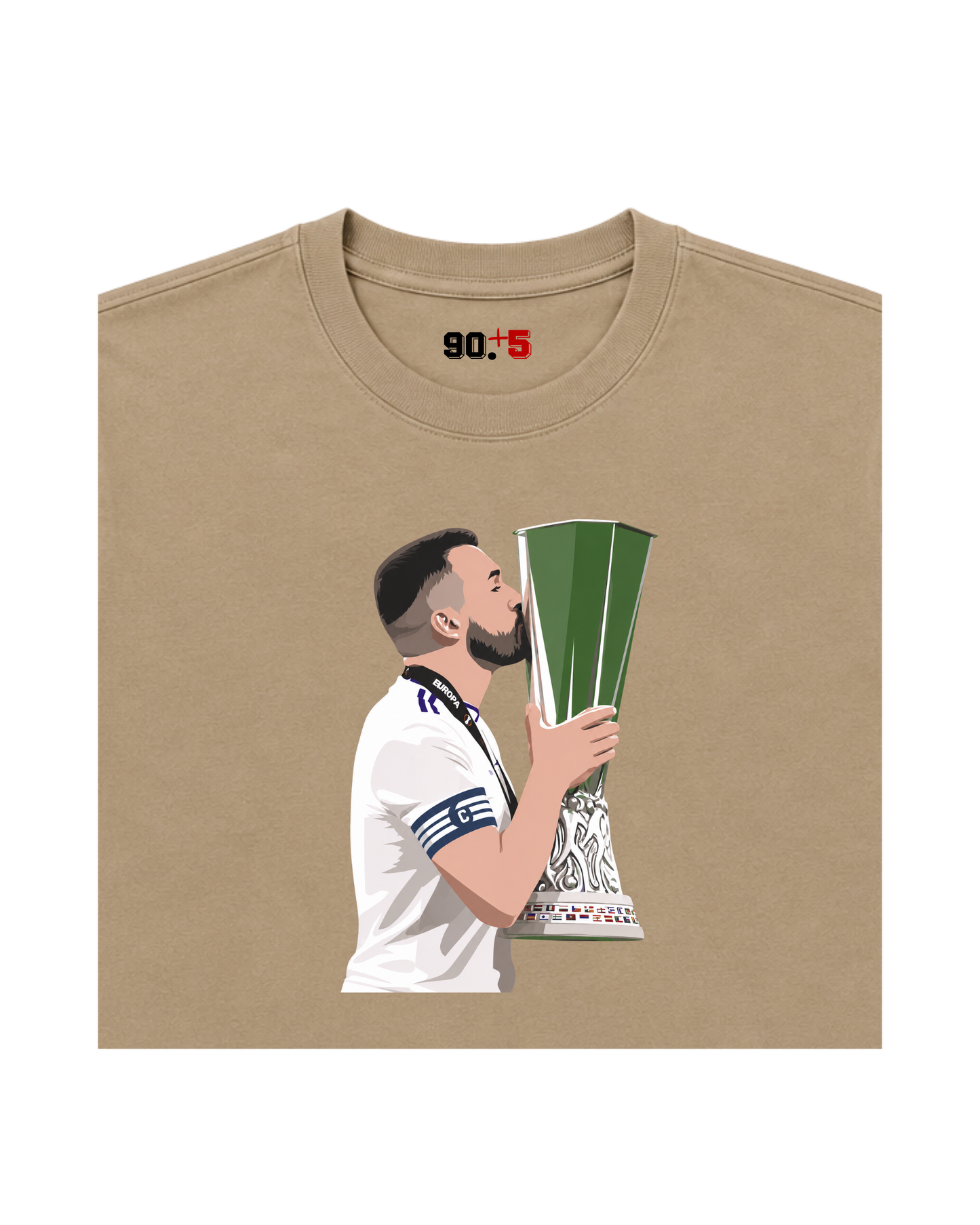 Aston Villa - McGinn Europa League | Printed Club Classic T-Shirt