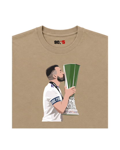 Aston Villa - McGinn Europa League | Printed Club Classic T-Shirt