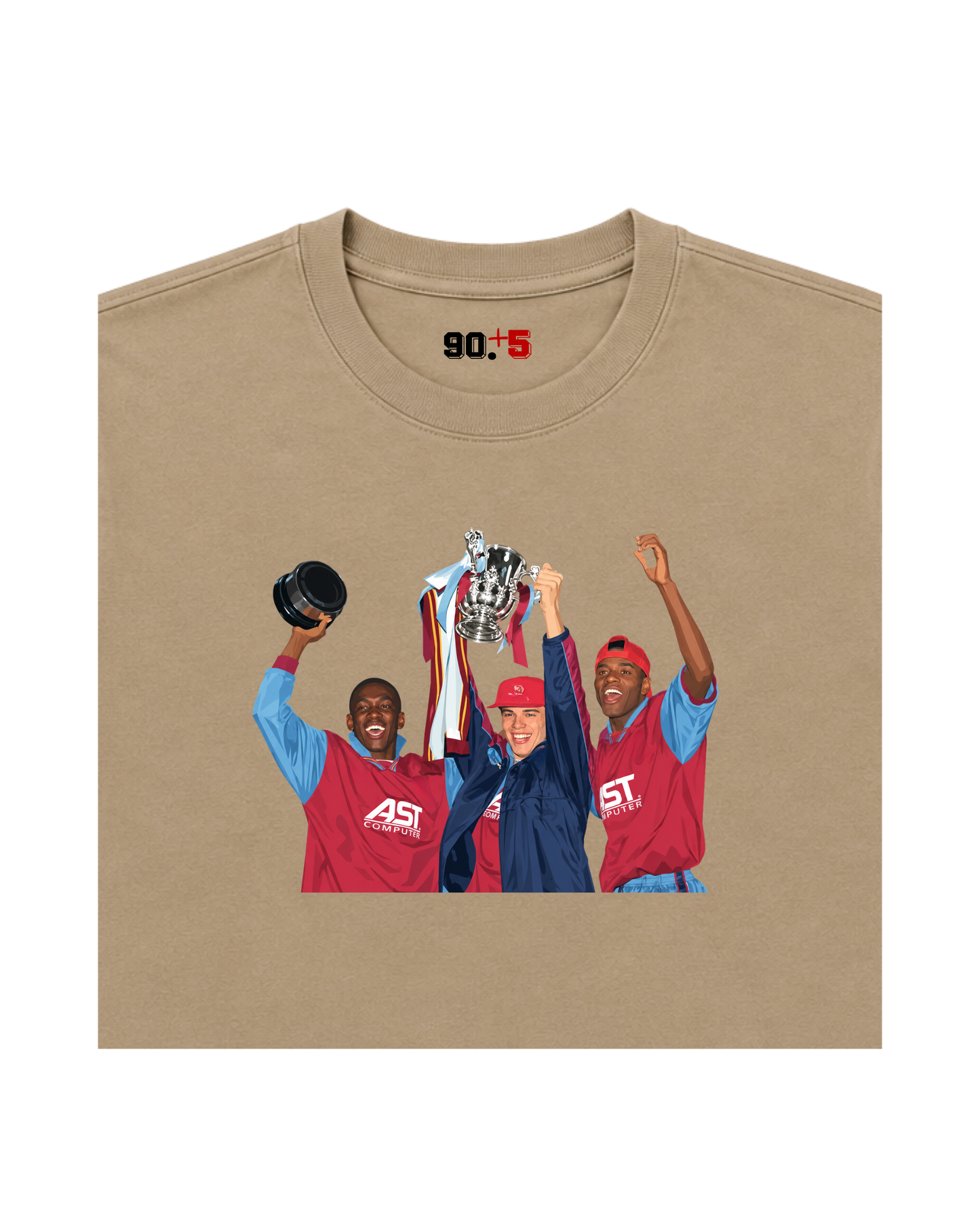 Aston Villa - 1995–96 League Cup | Printed Club Classic T-Shirt