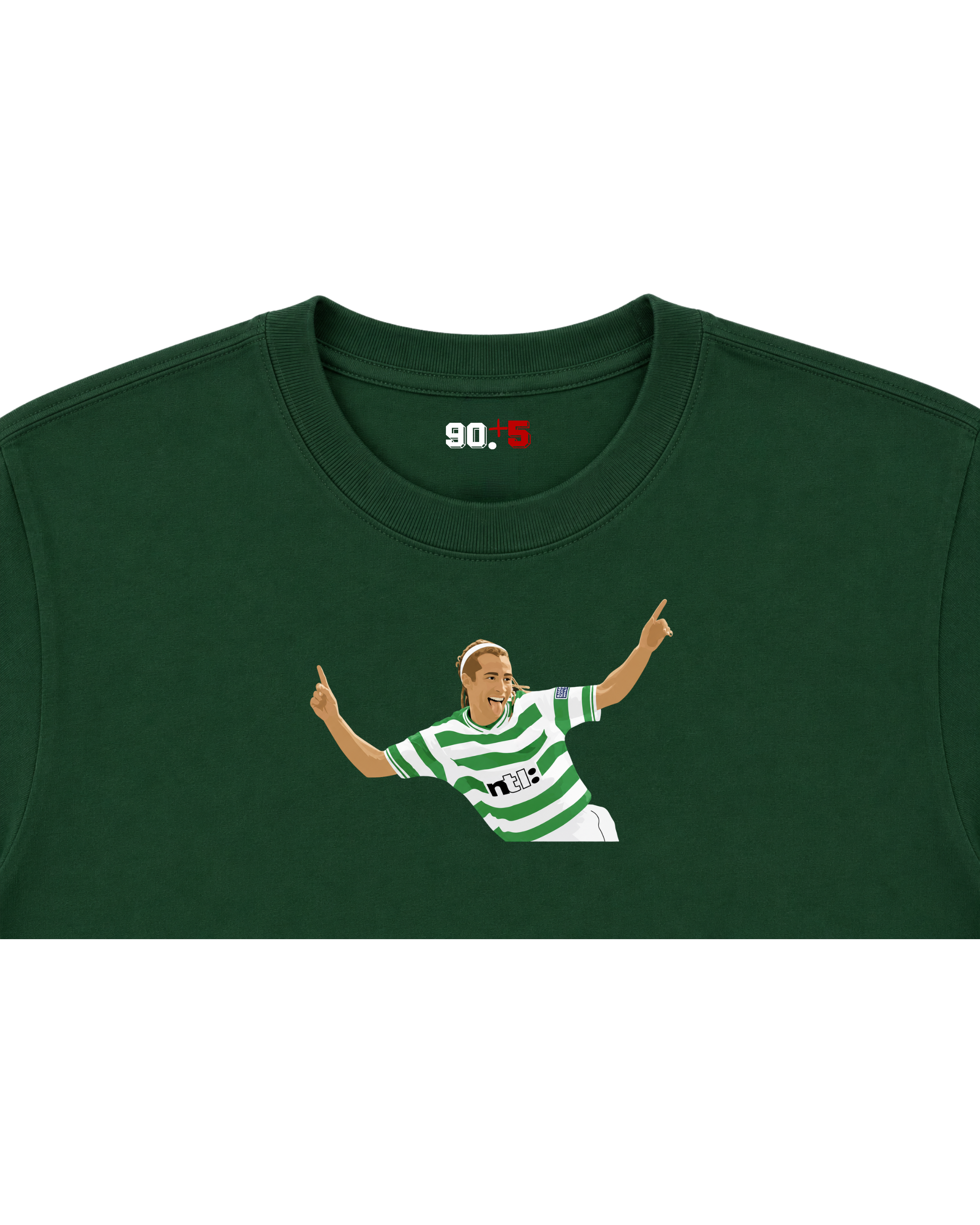 Celtic FC - Larsson | Printed Club Classic T-Shirt