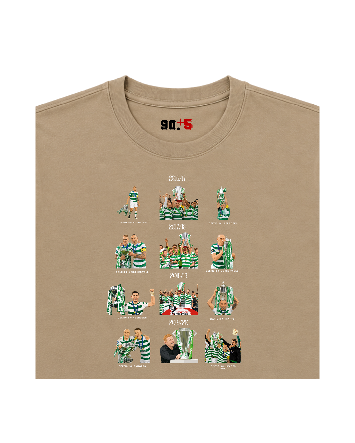 Celtic FC - Quadruple Treble | Printed Club Classic T-Shirt