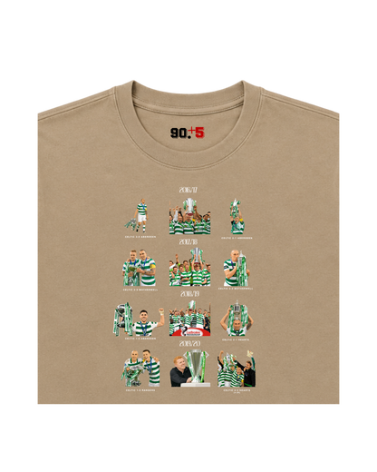 Celtic FC - Quadruple Treble | Printed Club Classic T-Shirt