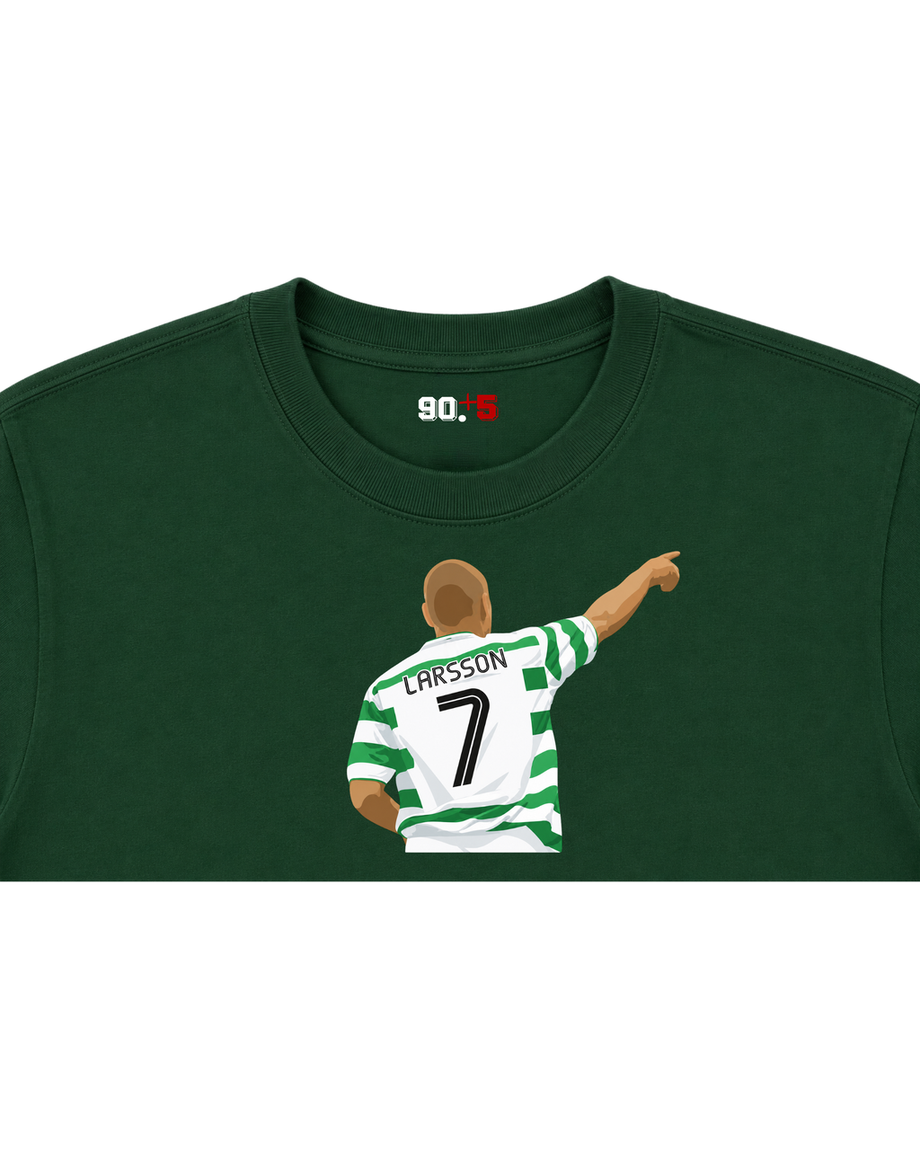 Celtic FC - Larsson 7 | Printed Club Classic T-Shirt