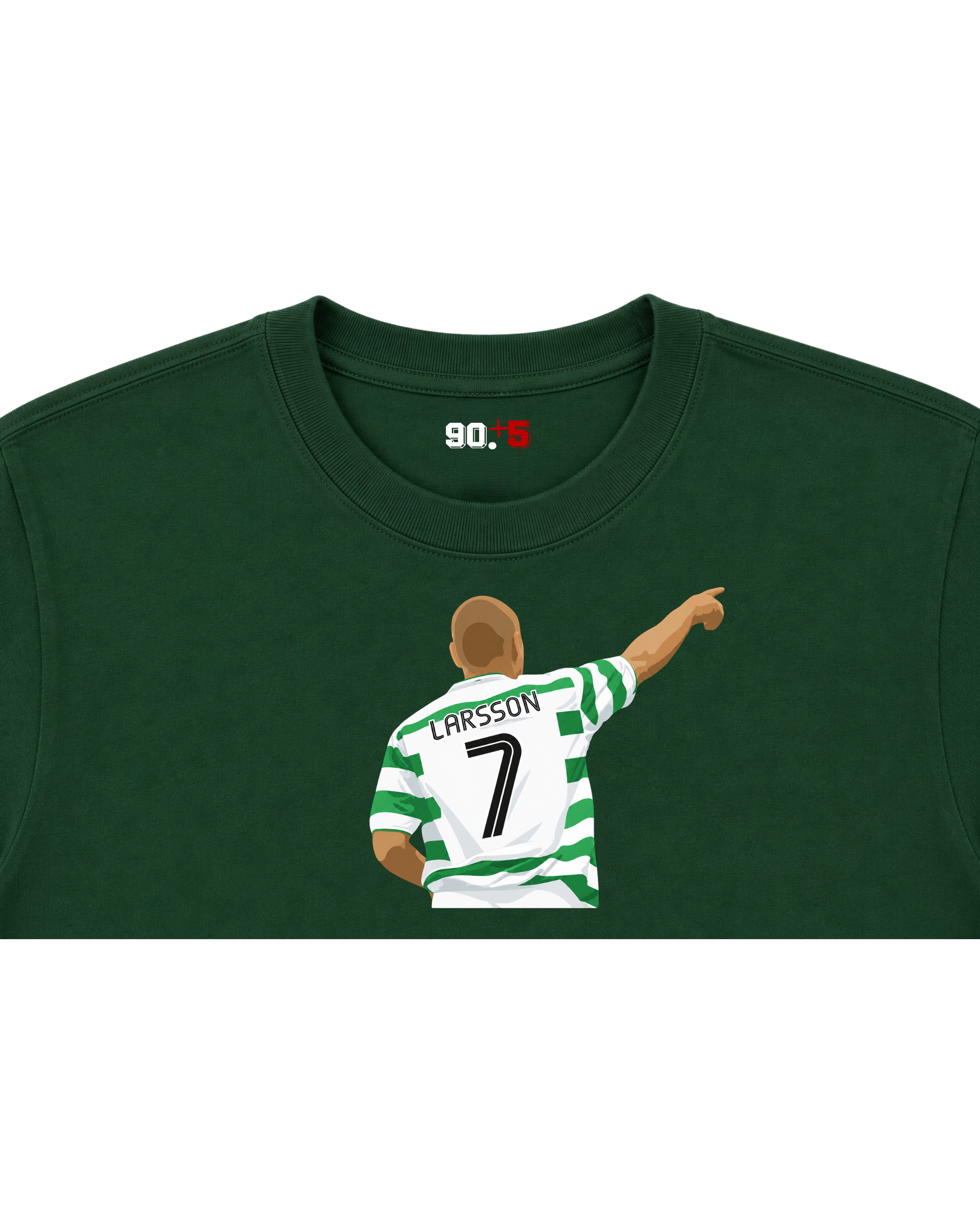Celtic FC - Larsson 7 | Printed Club Classic T-Shirt