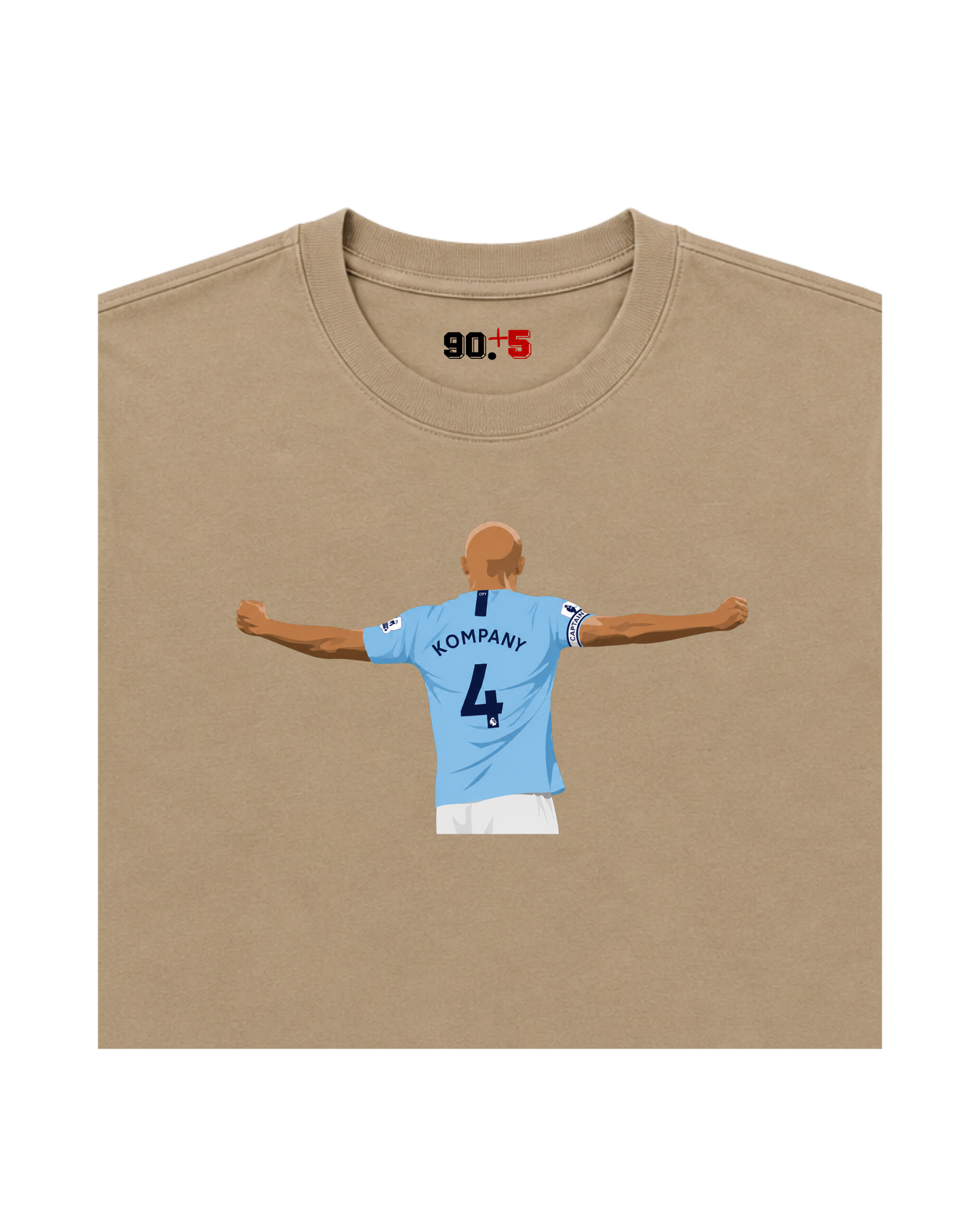 Manchester City - Kompany | Printed Club Classic T-Shirt