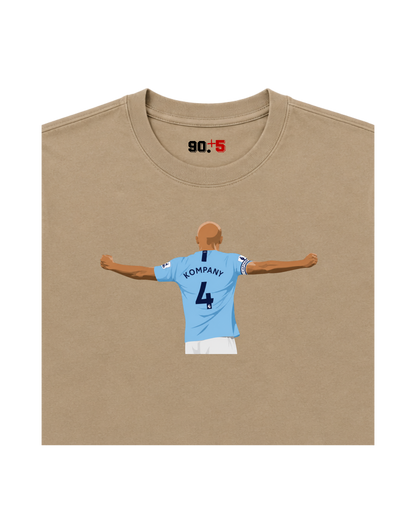 Manchester City - Kompany | Printed Club Classic T-Shirt