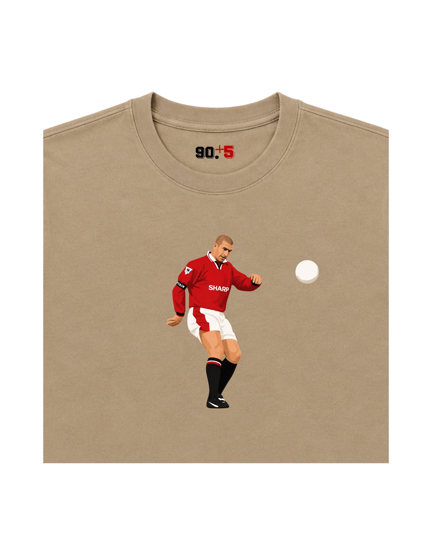 Manchester United - Cantona Chip vs Sunderland | Printed Club Classic T-Shirt
