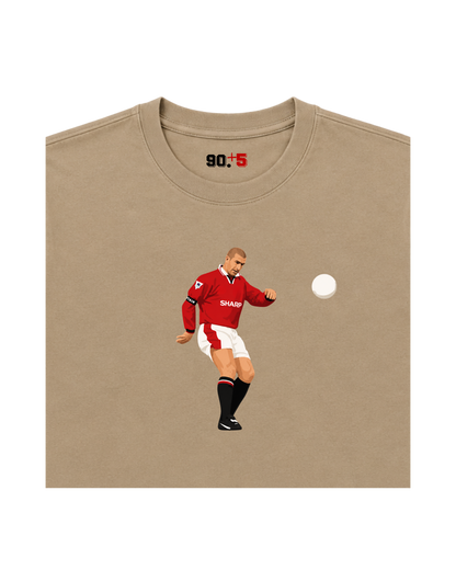 Manchester United - Cantona Chip vs Sunderland | Printed Club Classic T-Shirt