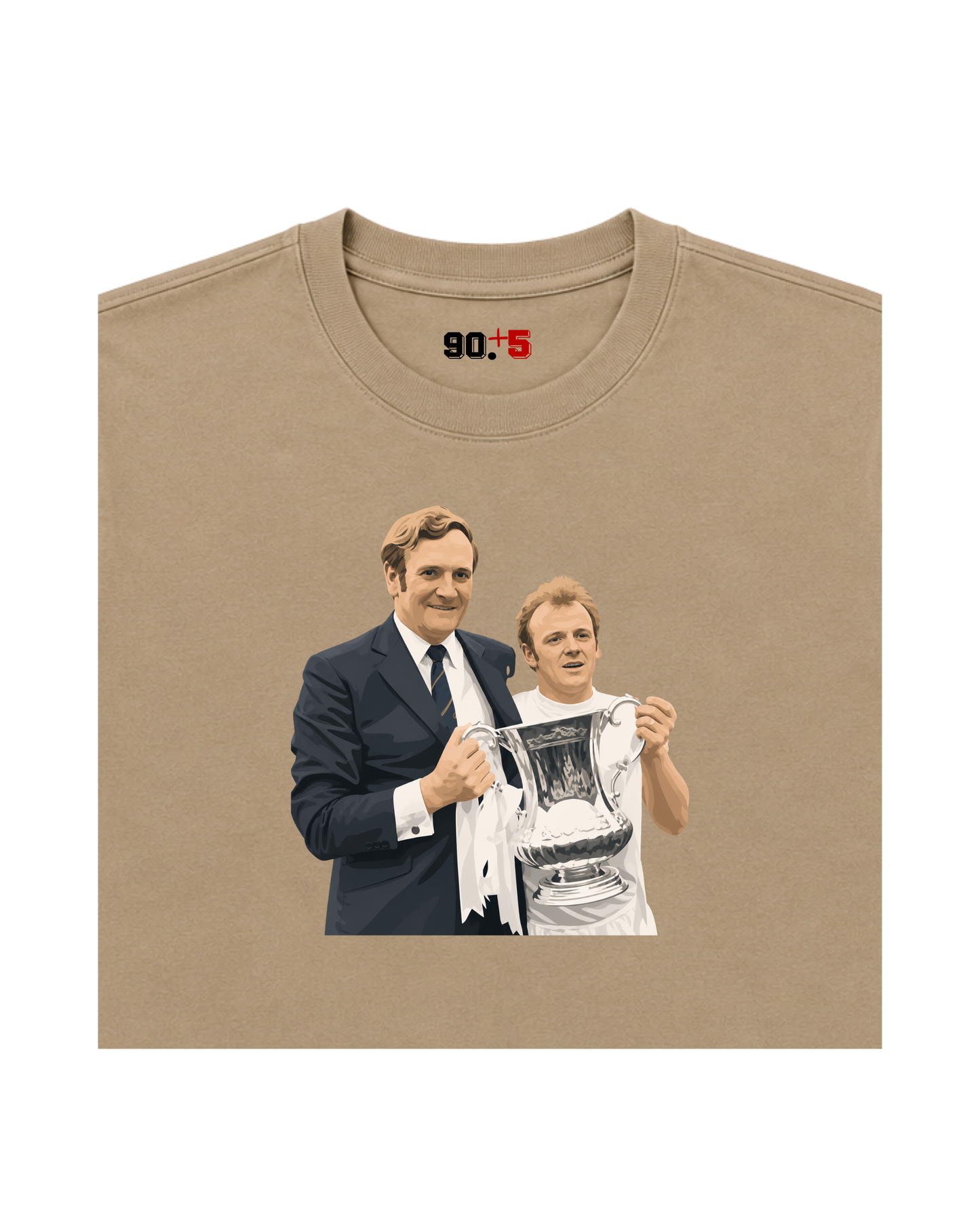 Leeds United - Bremner & Revie | Printed Club Classic T-Shirt