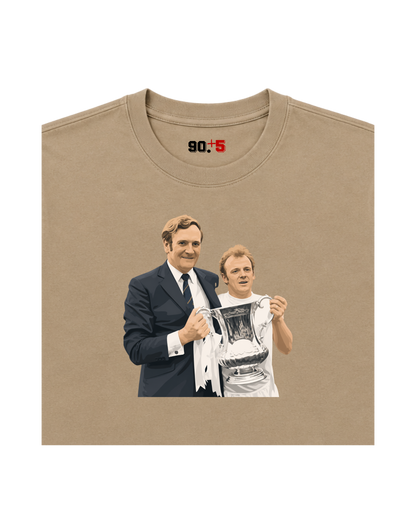 Leeds United - Bremner & Revie | Printed Club Classic T-Shirt
