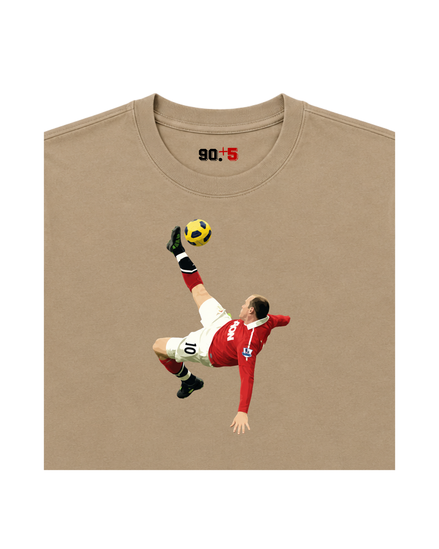 Manchester United - Rooney Overhead vs City | Printed Club Classic T-Shirt