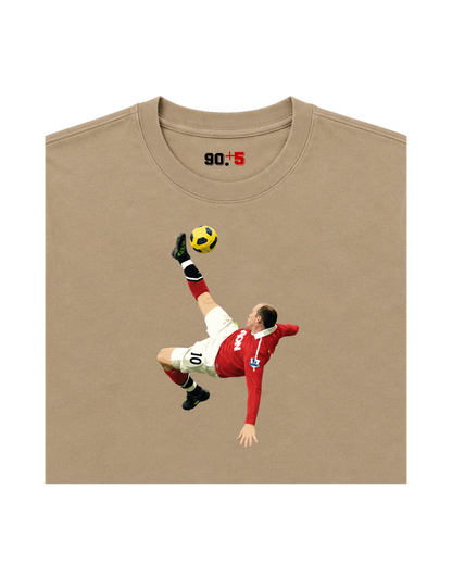 Manchester United - Rooney Overhead vs City | Printed Club Classic T-Shirt