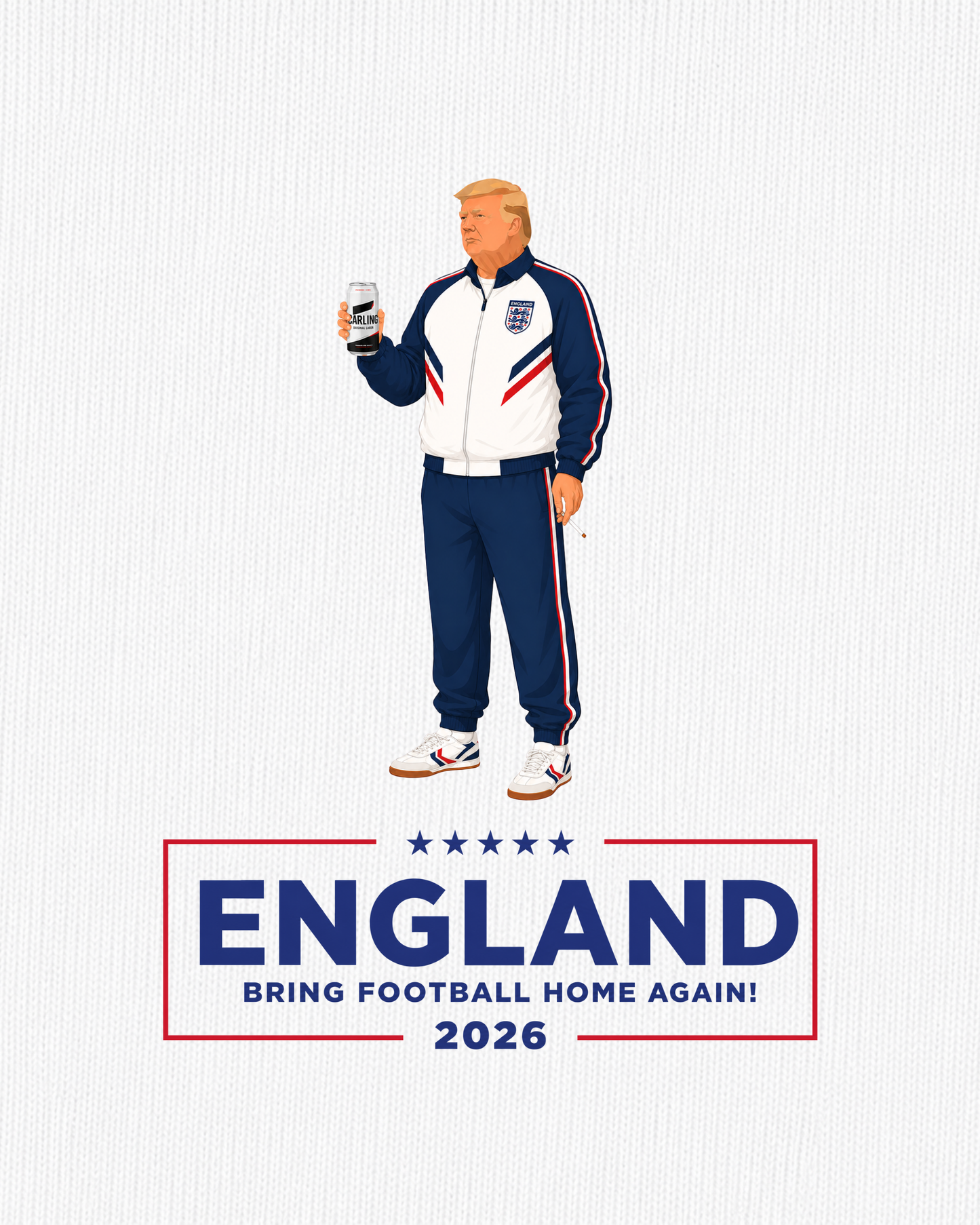 England - Bring Football Home Again | Printed Club Classic T-Shirt