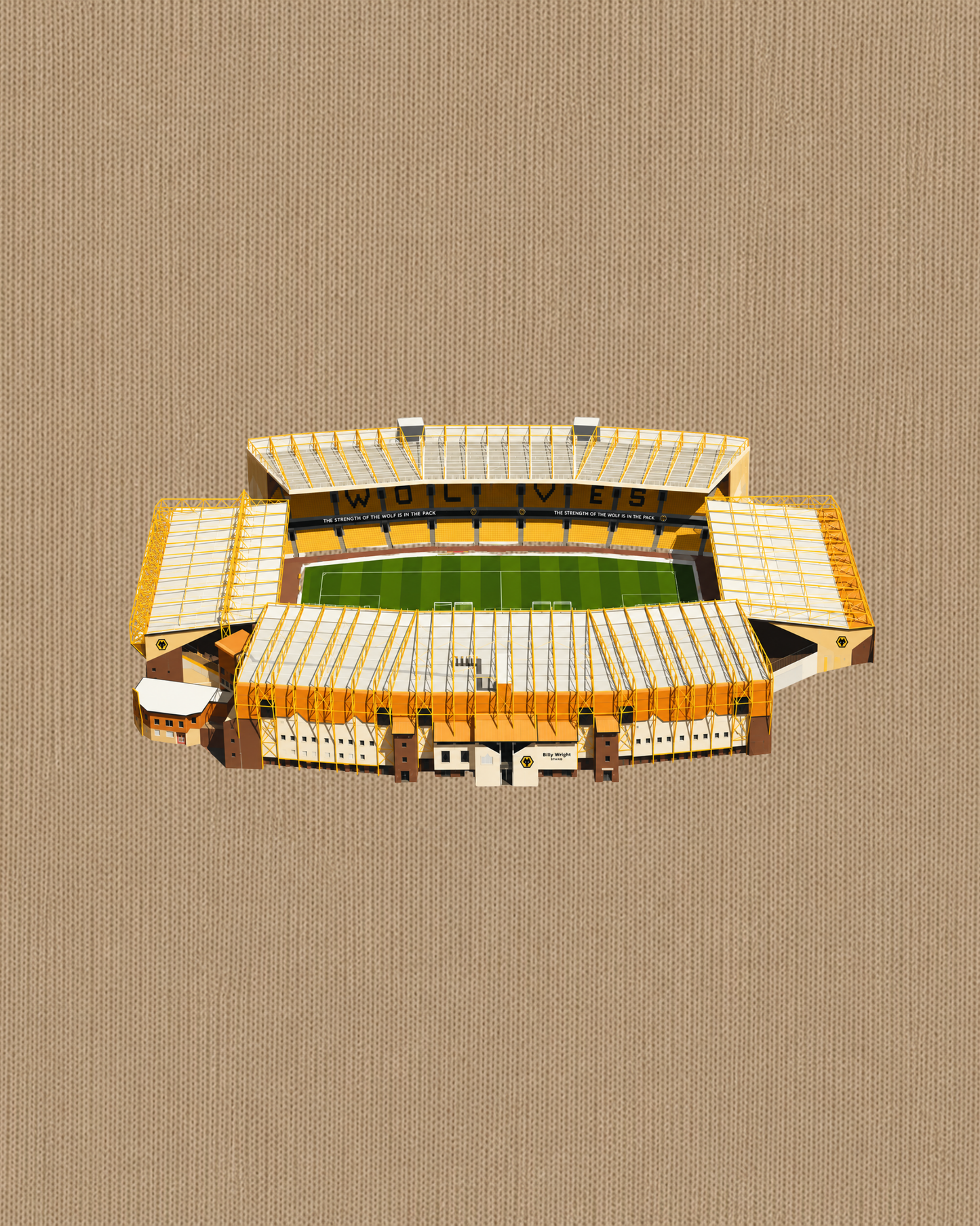 Wolves - Molineux | Printed Club Classic T-Shirt