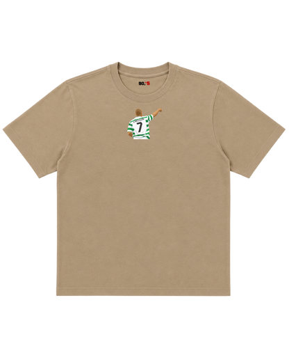 Celtic FC - Larsson 7 | Printed Club Classic T-Shirt