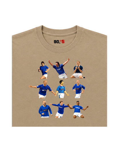 Rangers FC - Strikers | Printed Club Classic T-Shirt