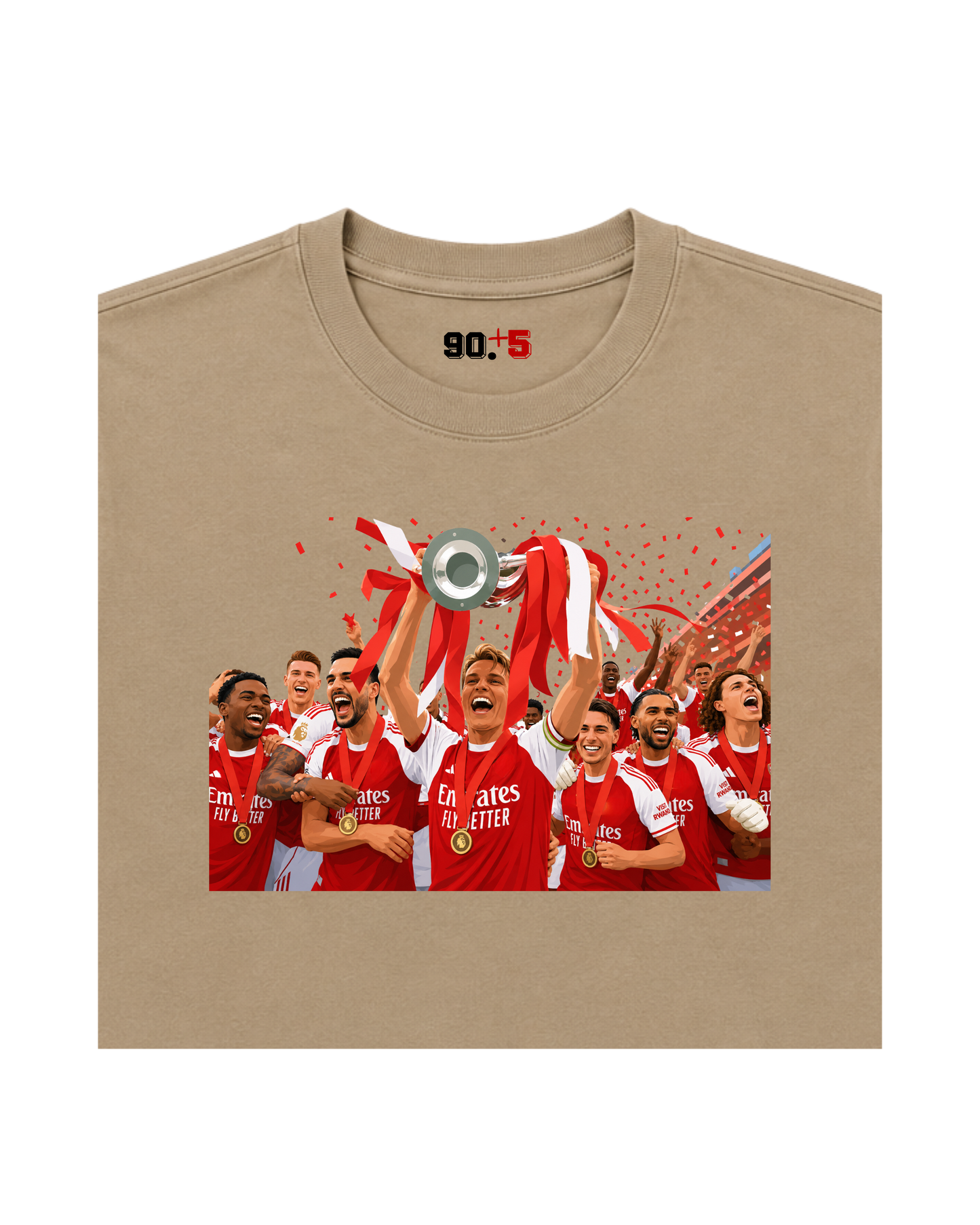 Arsenal - 25/26 Premier League Winners | Printed Club Classic T-Shirt