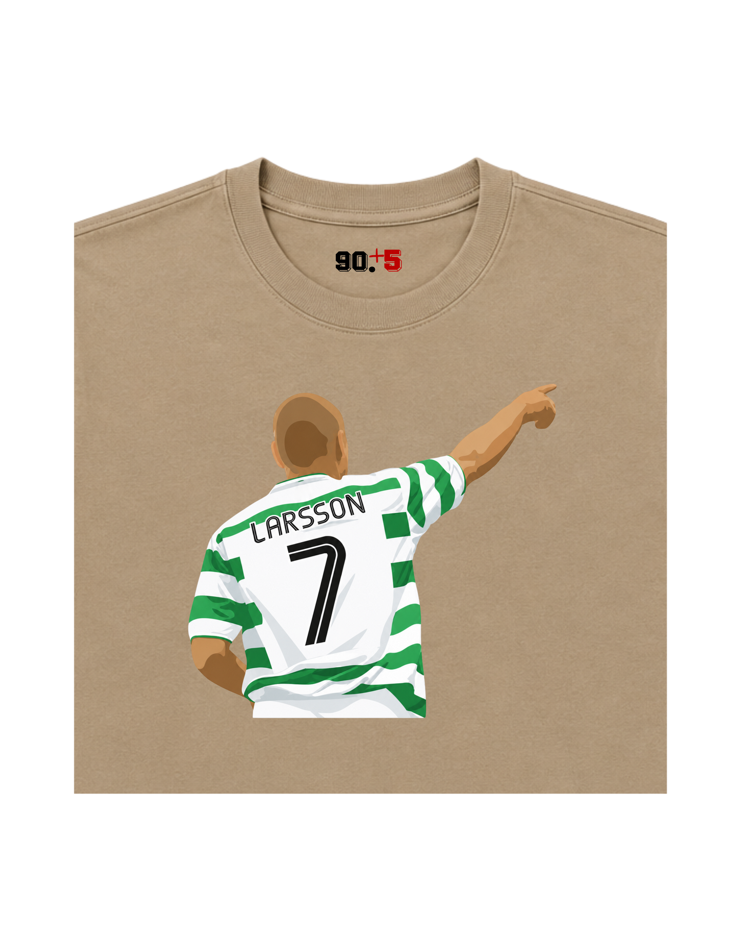 Celtic FC - Larsson 7 | Printed Club Classic T-Shirt