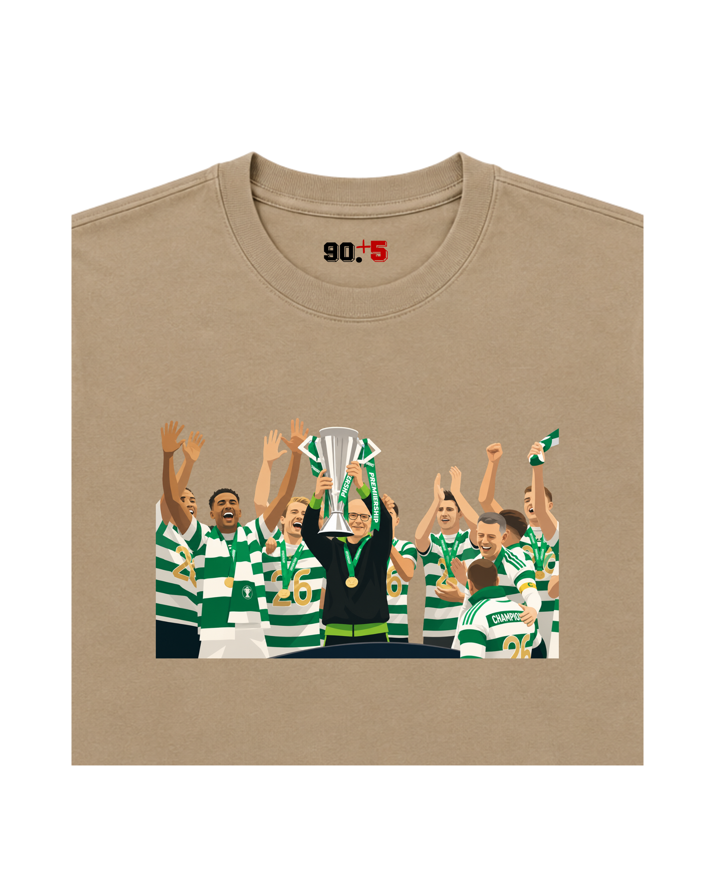 Celtic FC - 56th League Title | Printed Club Classic T-Shirt