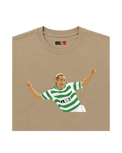 Celtic FC - Larsson | Printed Club Classic T-Shirt